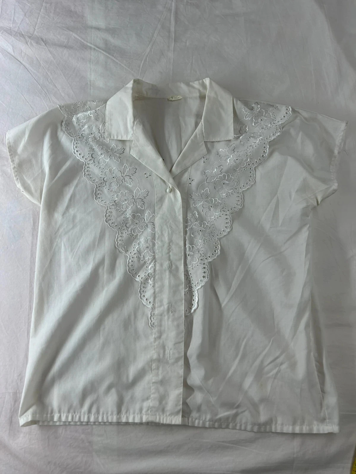 Witte korte mouw overhemd – photo 2